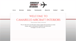 Desktop Screenshot of camarilloaircraftinteriors.com